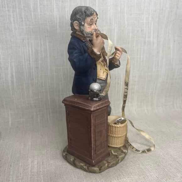 Vintage 60s Pucci Bisque Porcelain Figurine The Tycoon Japanese Capodimonte 3464 - Picture 6 of 15